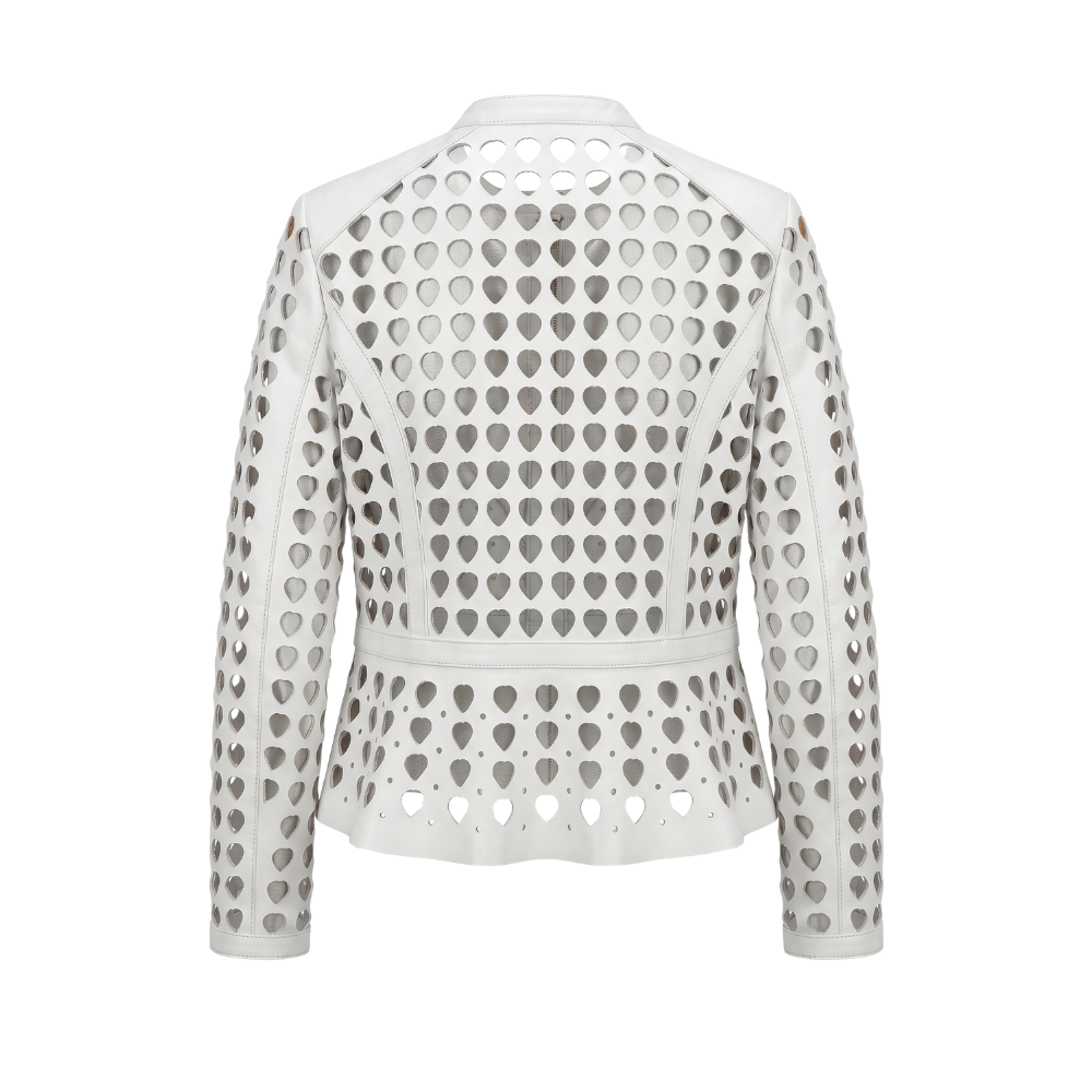 Luca Cut-Out Leather Jacket