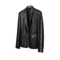 Black Leather Blazer