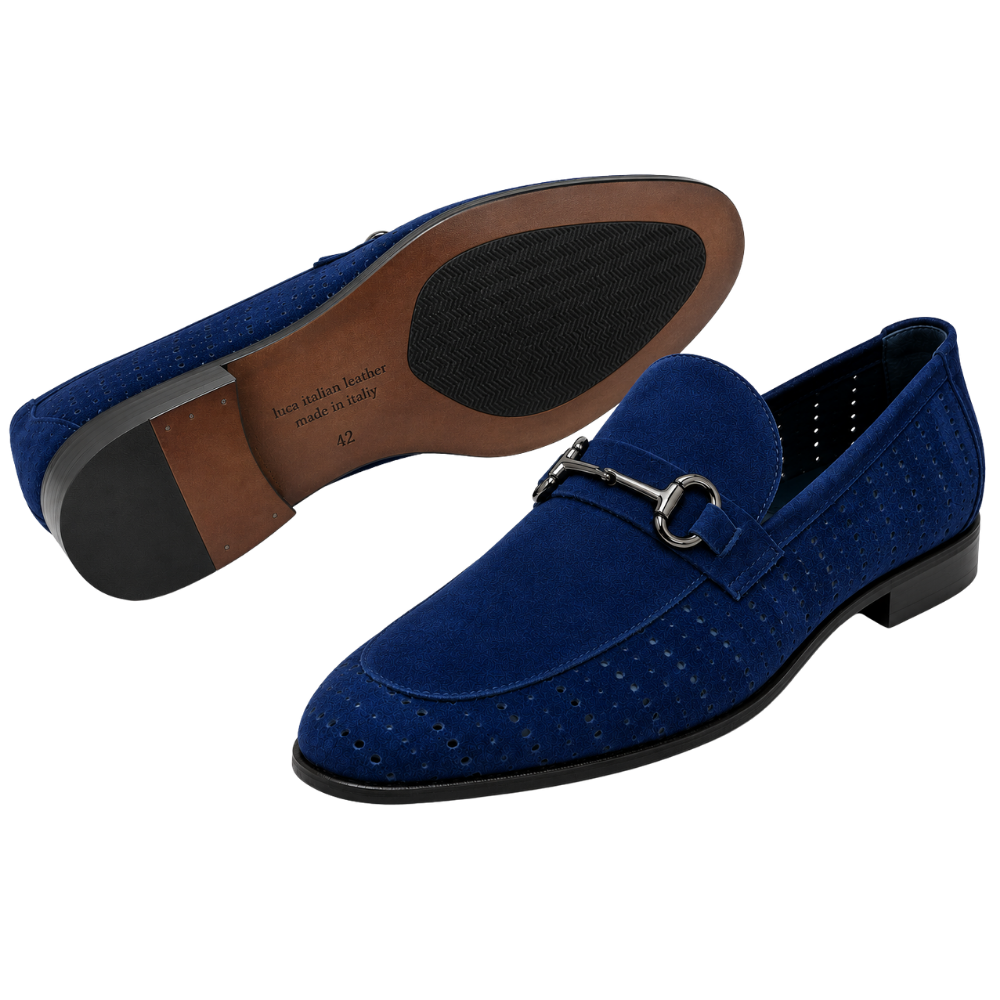 Azzurro Suede Loafer