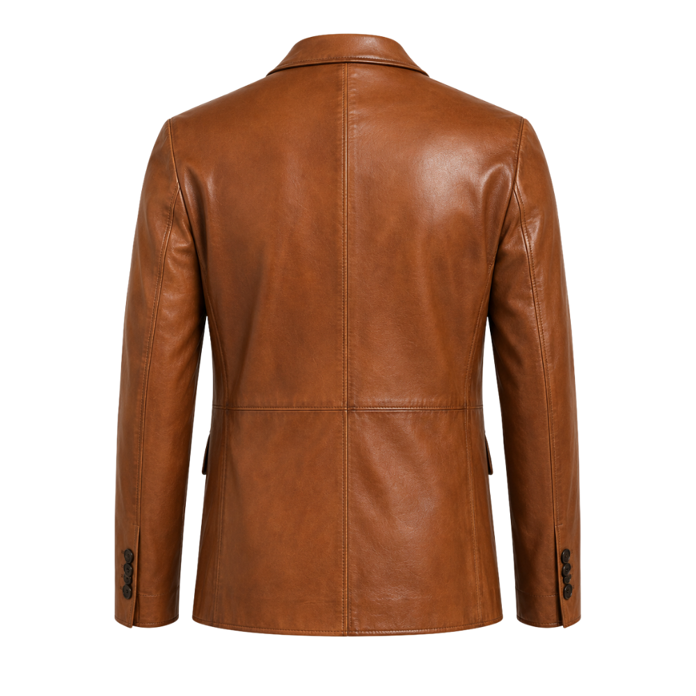 Luca Torino Leather Blazer