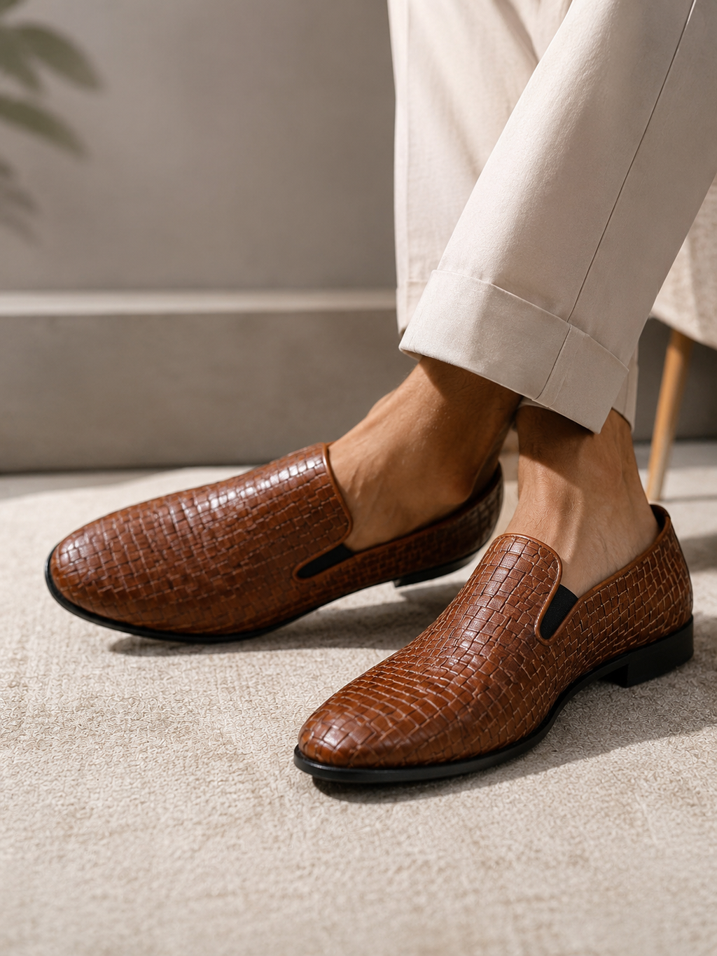 Luca Classico Woven Loafers
