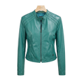 Emerald Leather Jacket