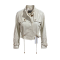 Ivory Leather Jacket