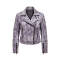 Dusty Lavender Leather Jacket