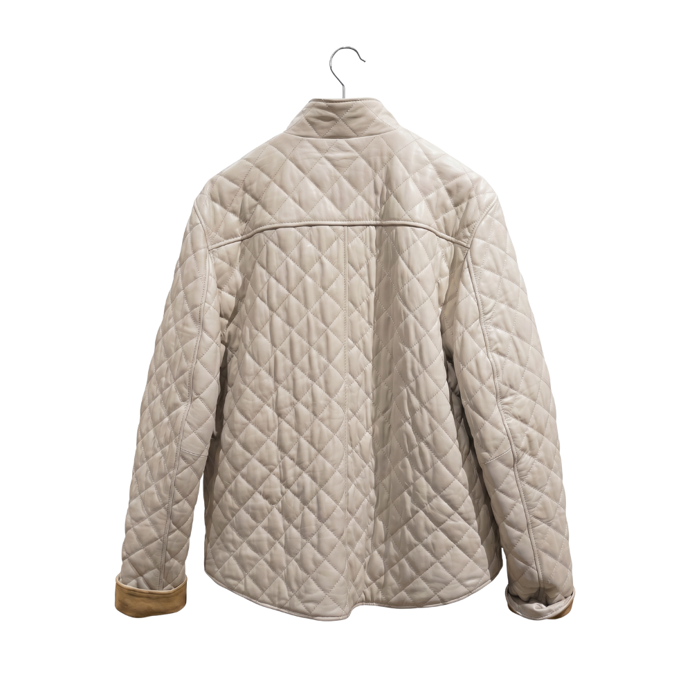Quilted Light Grey Jacket