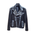Distressed Black Biker Jacket