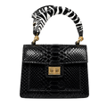 Luca Zebra Noir™ Handbag