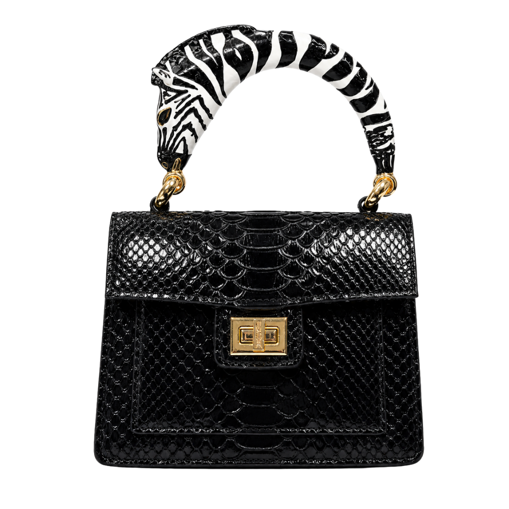 Luca Zebra Noir™ Handbag