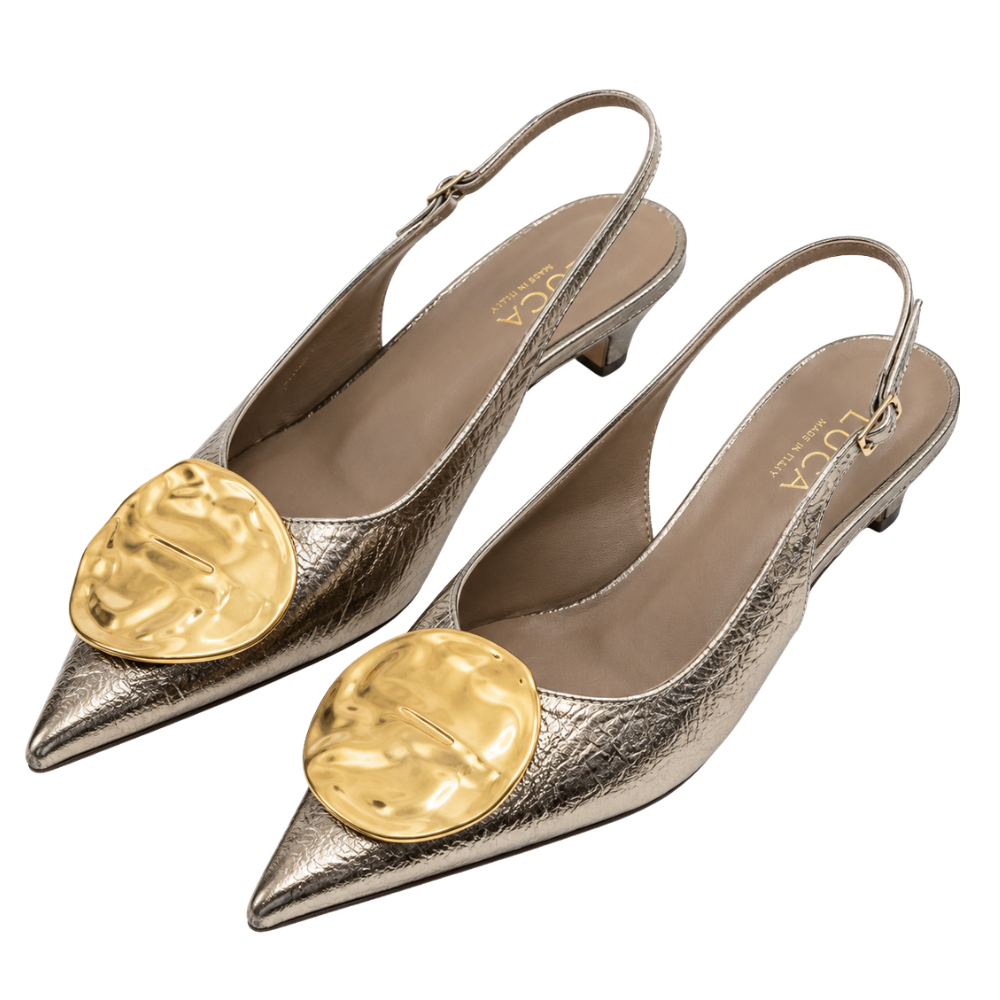 Luca Oro Luna™ Slingback Heels