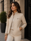 Quilted Light Grey Jacket
