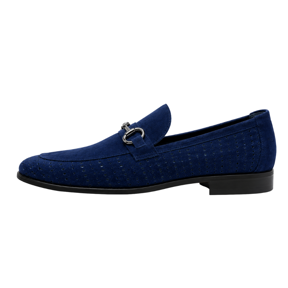 Azzurro Suede Loafer
