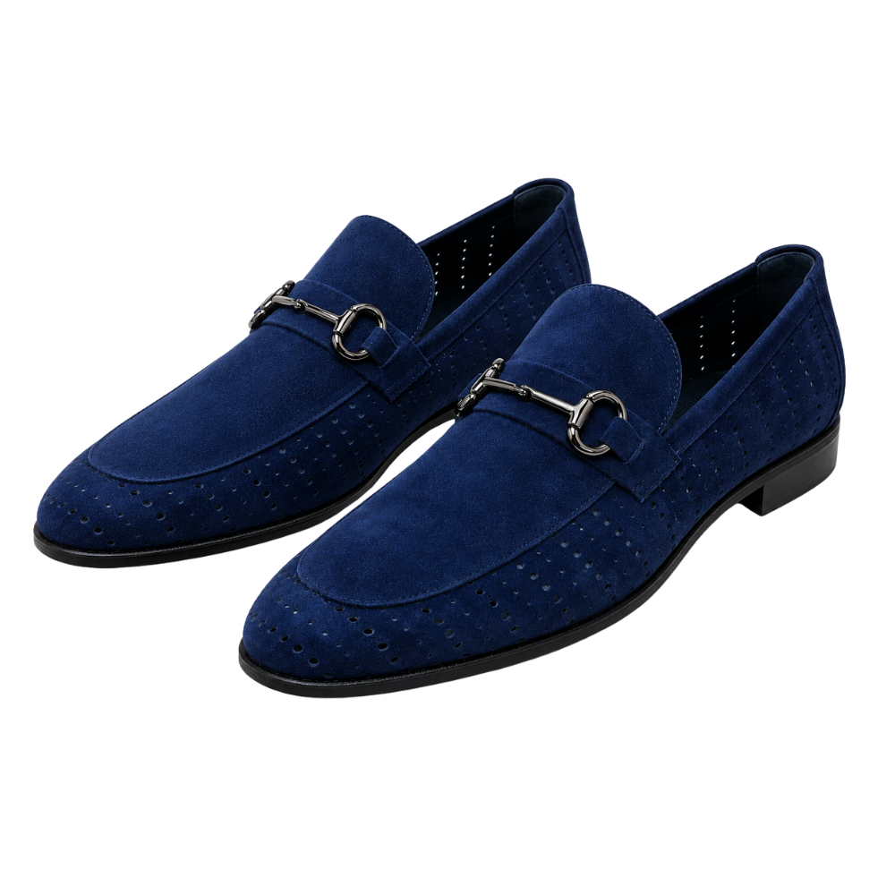 Azzurro Suede Loafer