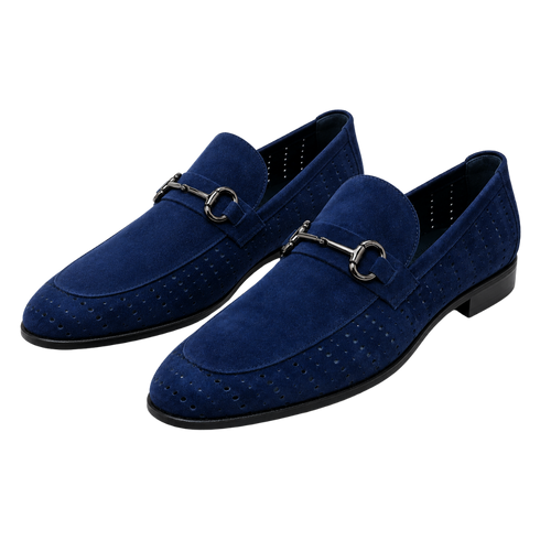 Azzurro Suede Loafer
